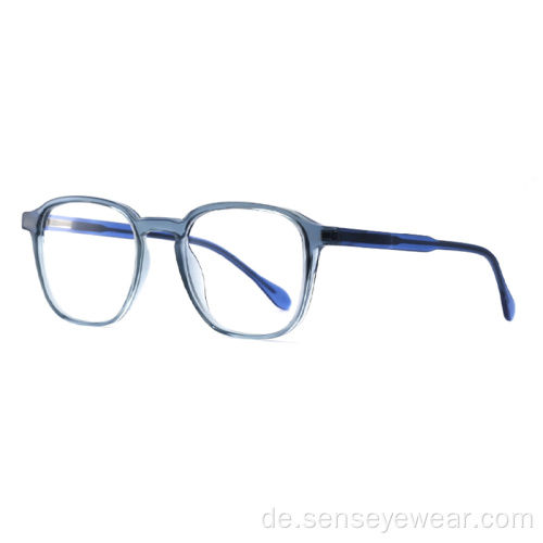 Quadratische Unisex Eco Acetat Optische Rahmenbrillen